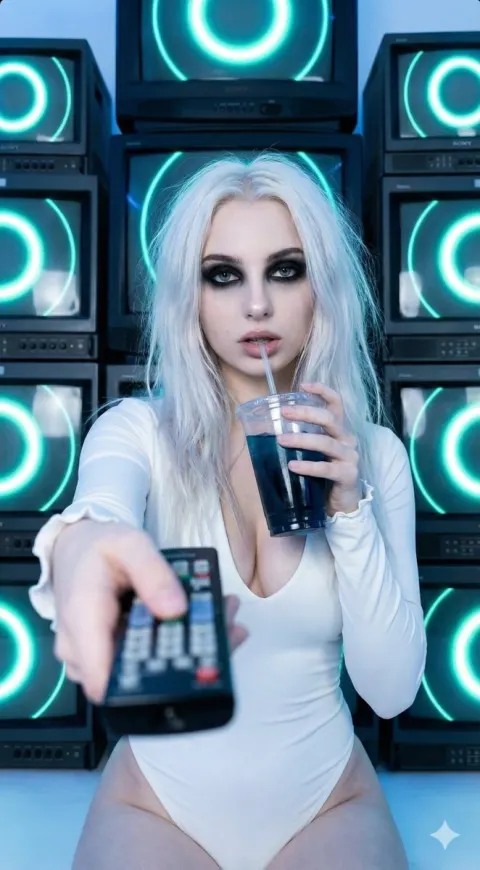 Cyber Goth Girl CRT