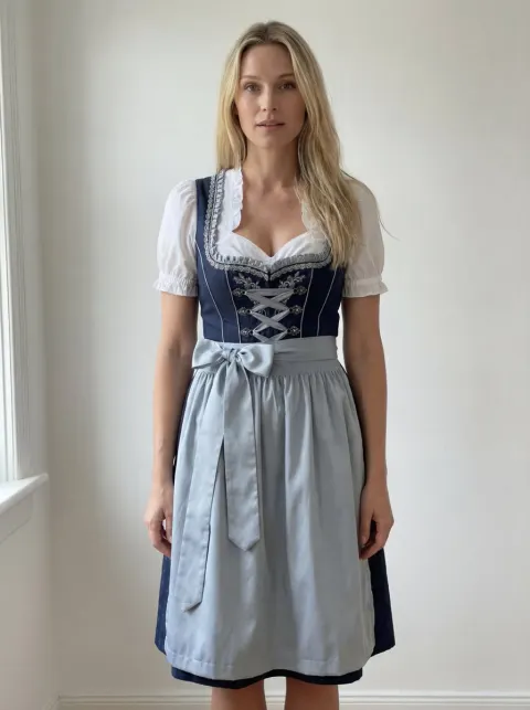 Bavarian Dirndl Indoor Portrait