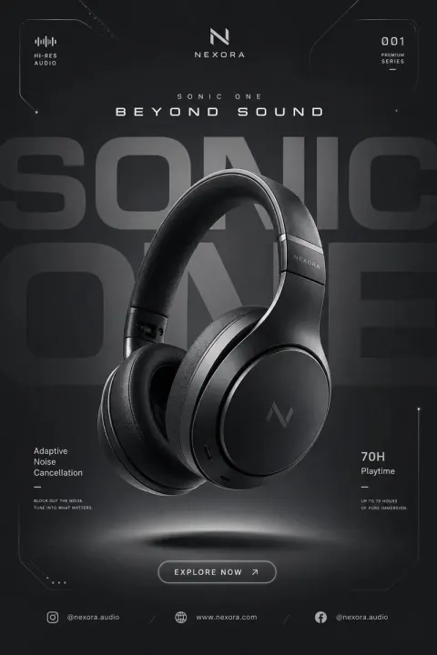 Premium Tech Product Poster Design