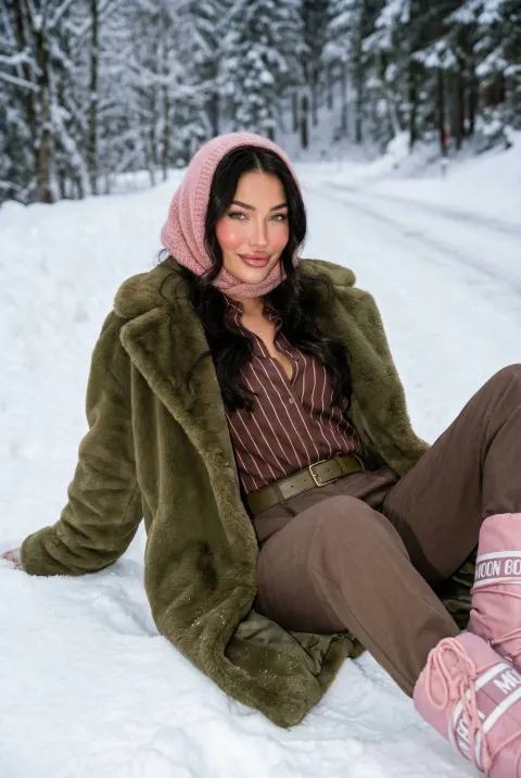 Cozy Luxe Winter Snow Vibe