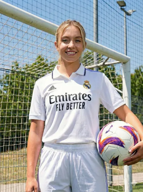 Real Madrid Soccer Girl Portrait