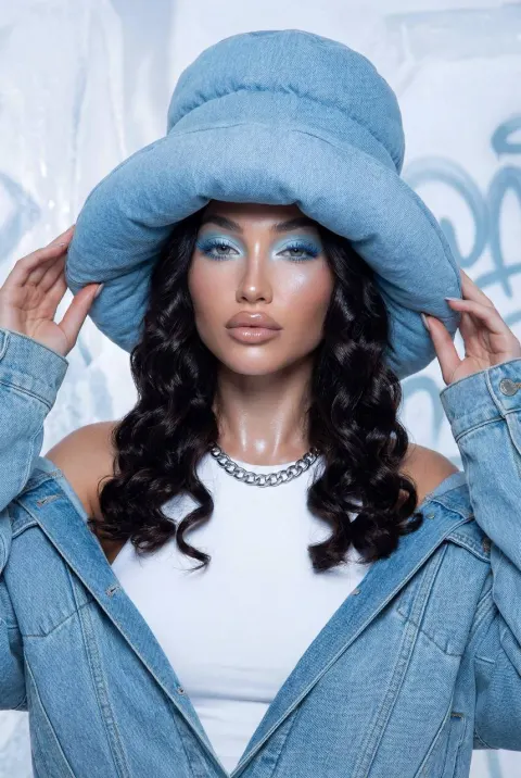 Icy Blue Futuristic Fashion Editorial