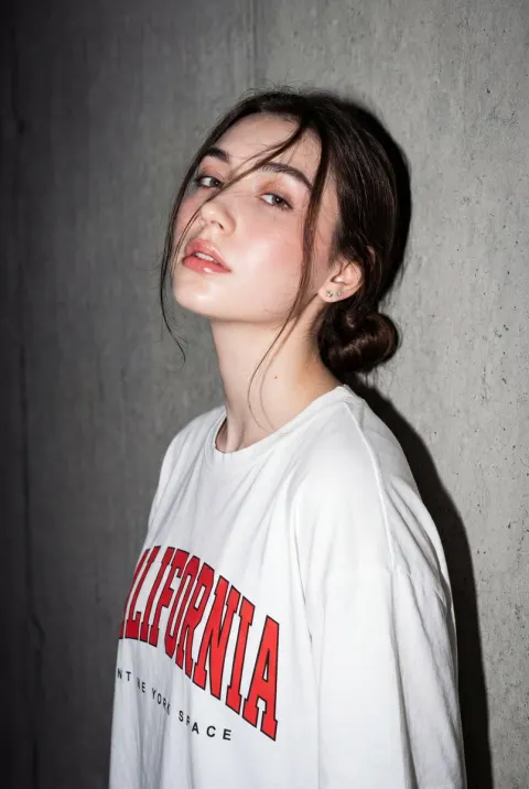 Raw Flash Streetwear Portrait