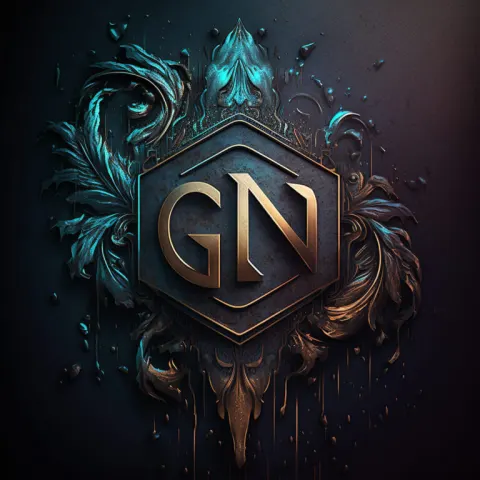 Simple Minimalist GN Monogram Logo Design