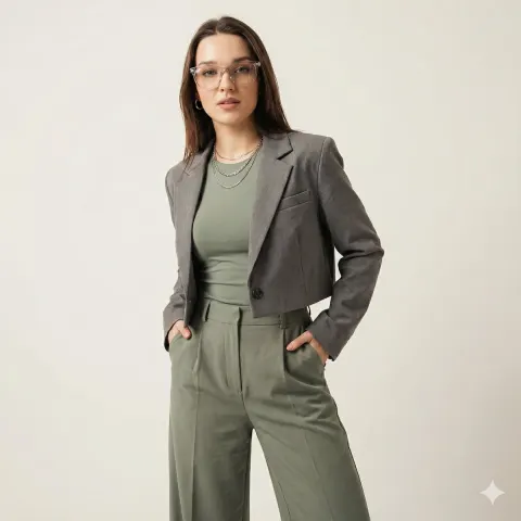 Gen-Z Fashion Editorial Portrait