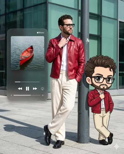 Urban Chibi Doppelganger Street Portrait