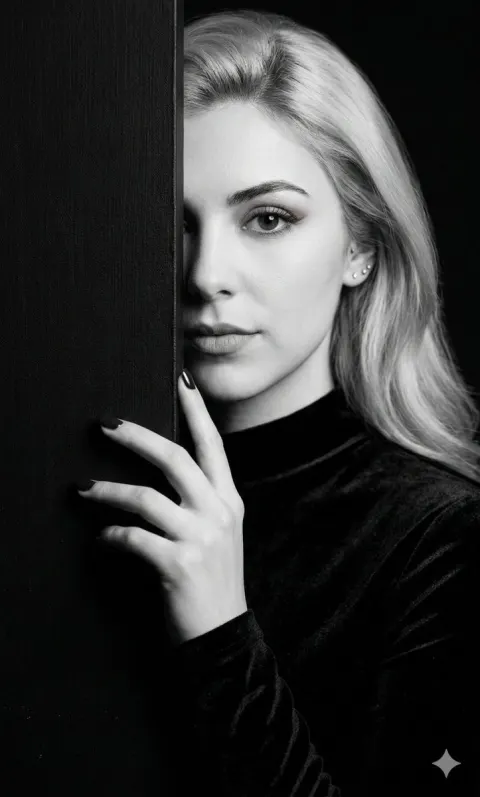 Mysterious Dark Studio Portrait Lighting