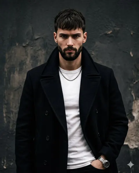 Cinematic Male Studio Portrait
