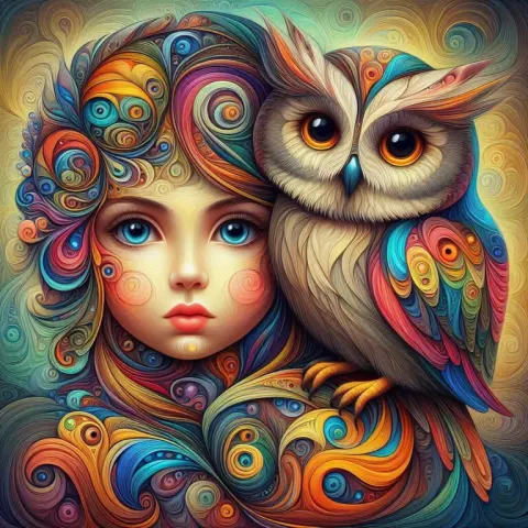 Abstract Owl