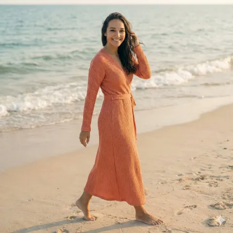 Cinematic Beach Luxury Portrait