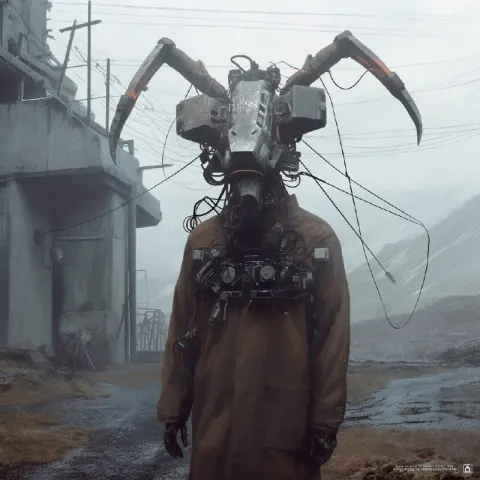 Neill Blomkamp movie, goat man electrocution collar