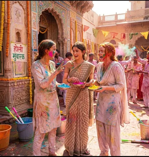 Holi Festival Color Splash