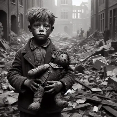 London 1940 war child