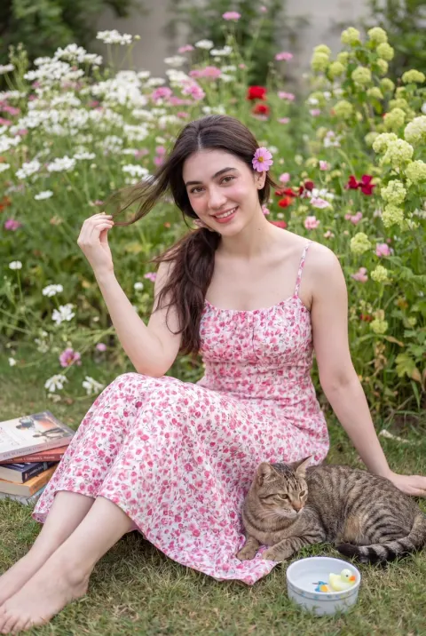 Ultra-realistic Garden Portrait