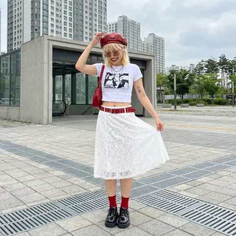 Red Beret Street Style