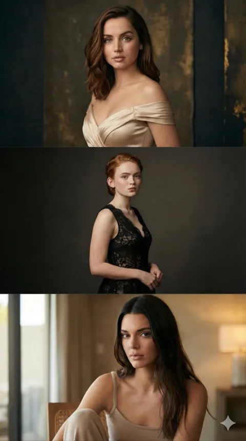 Celebrity Fashion Portrait Showcase