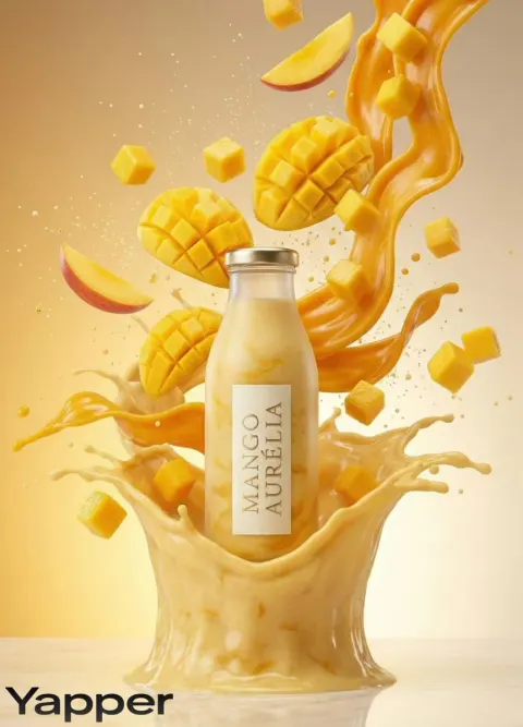 Luxury Mango Shake Splash