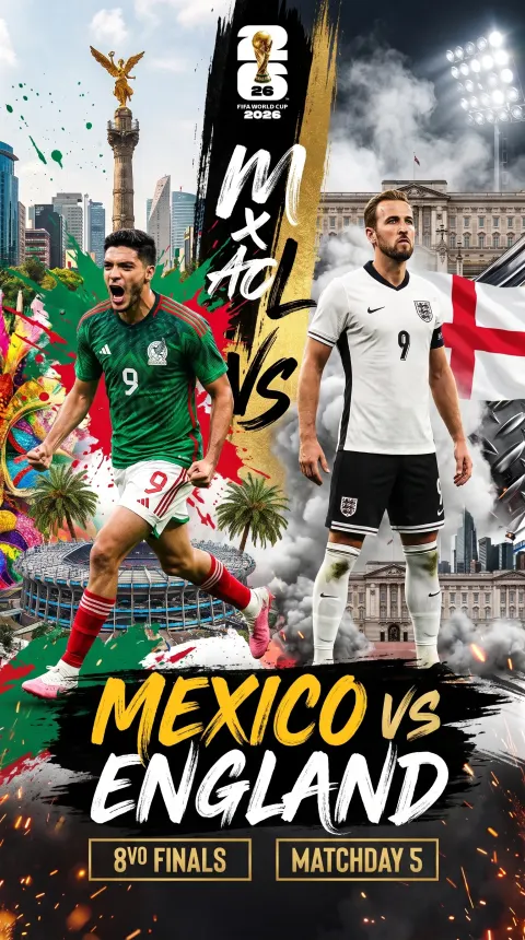 Mexico vs England World Cup Clash