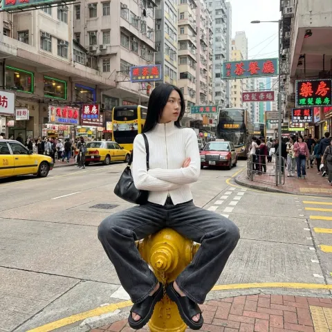 Confident Street Style Pose