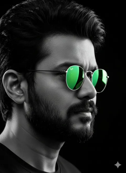 Emerald Reflection Noir