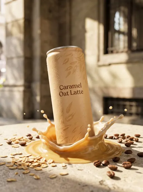 Golden Peach Fizz Splash