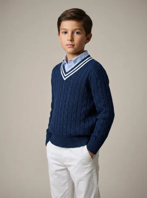 Boy's Knit Sweater Fashion