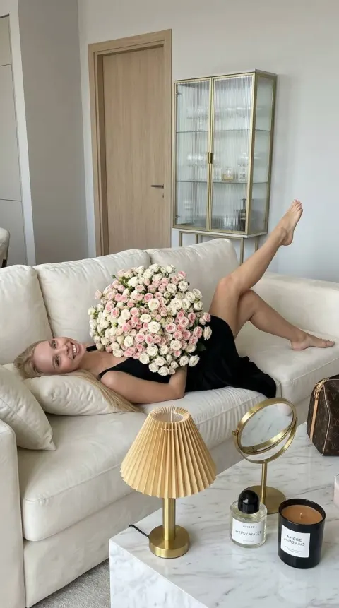 Rose-Covered Beauty Luxe Lounging