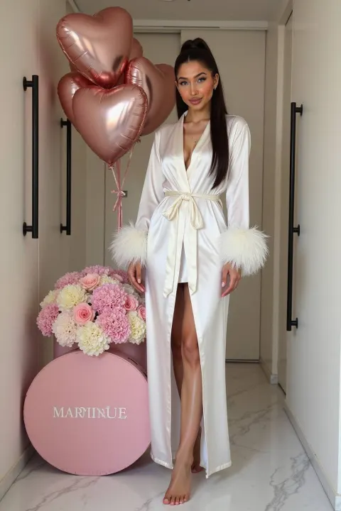 Silk Robe Morning Glamour