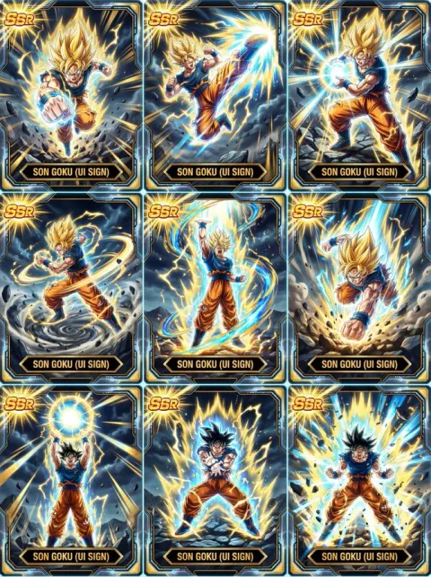 Goku Super Saiyan TCG Card Grid