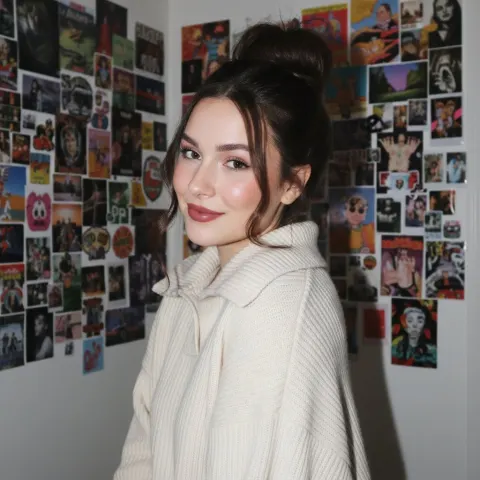Gen Z Bedroom Flash Portrait