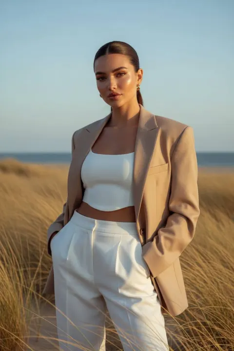 Golden Hour Coastal Fashion Editorial