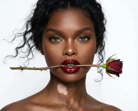 Rose Noir Fashion Portrait