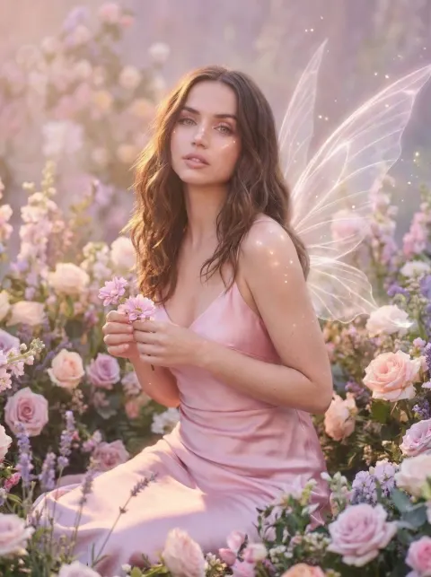 Dreamy Fairy Floral Portrait