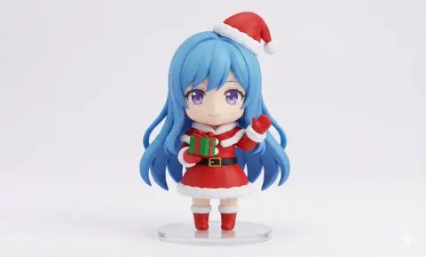 Chibi Santa Figure Design