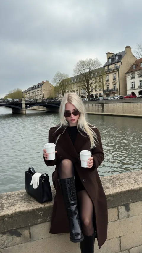 Riverside Coffee Break Urban Fashion