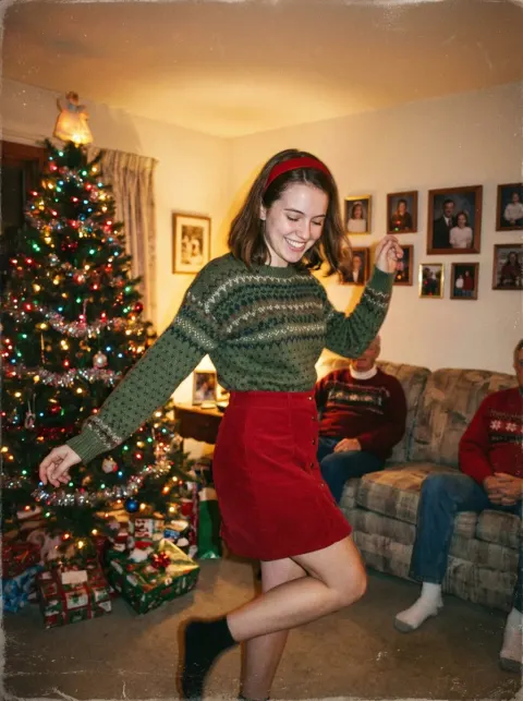 Cozy Vintage Christmas Party