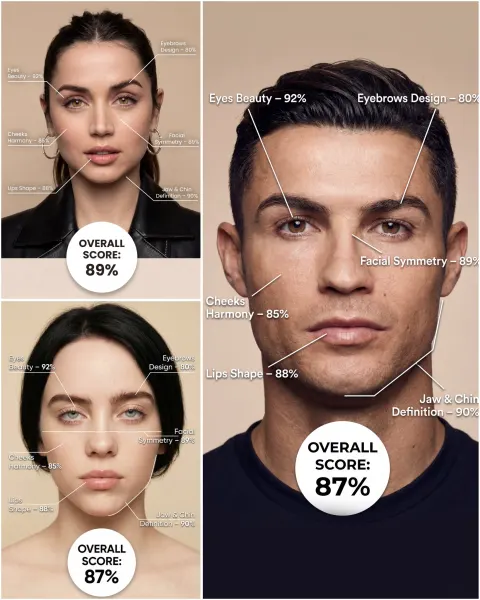 Facial Aesthetics Report Poster