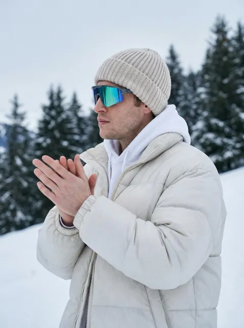 Snow Slope Winter Portrait