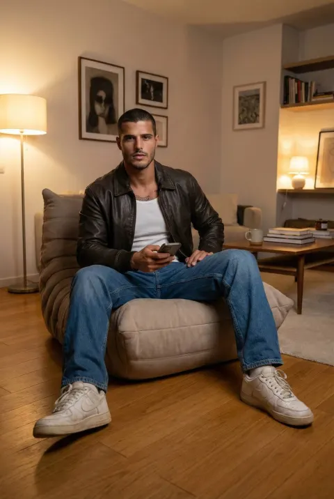 Casual Evening Masculine Portrait