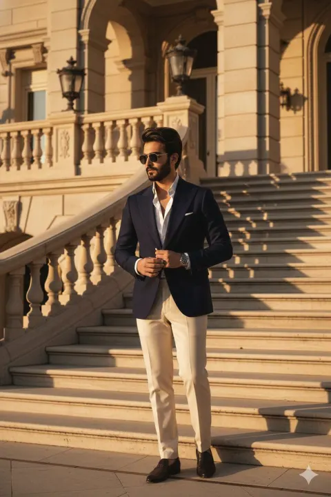Luxury Gentleman Mansion Portrait