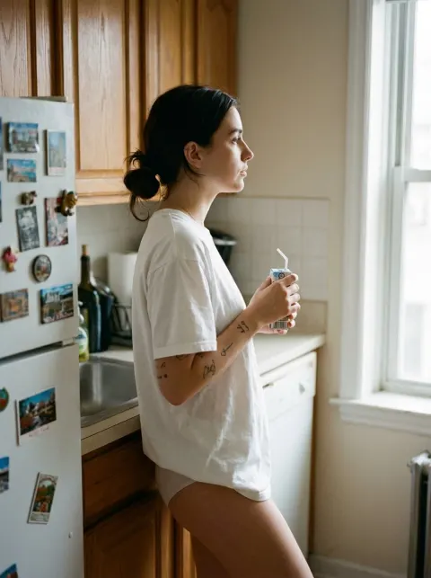 Kitchen Morning Quiet Moment