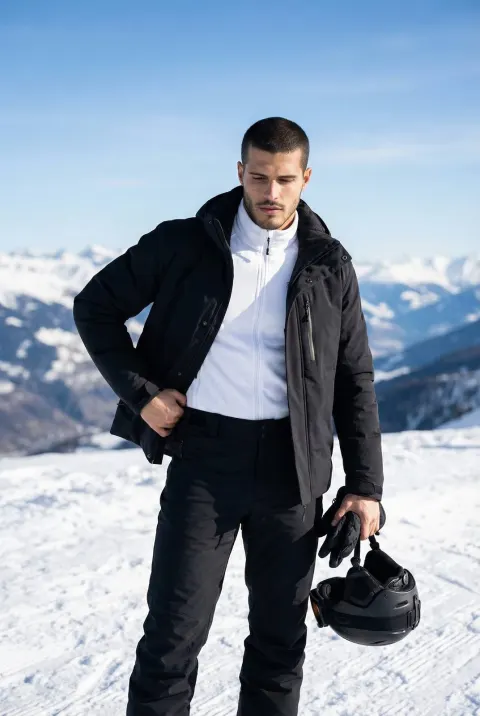 Confident Winter Alpine Portrait