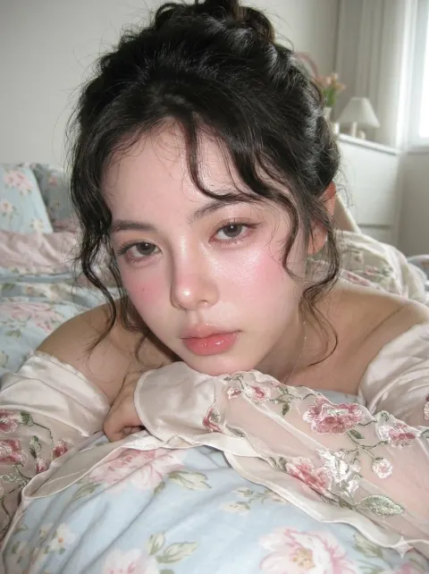 Vintage CCD Glass-Skin Portrait
