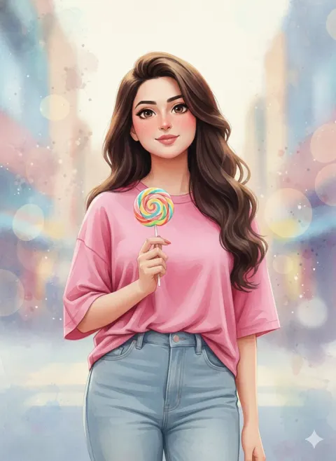 3D Anime Watercolor Portrait Generator