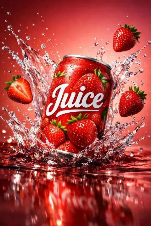 Cinematic Juice Can Photography