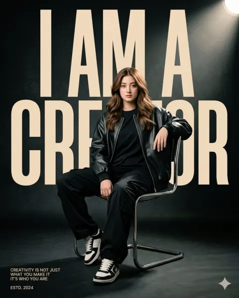 Luxury Streetwear Fashion Poster