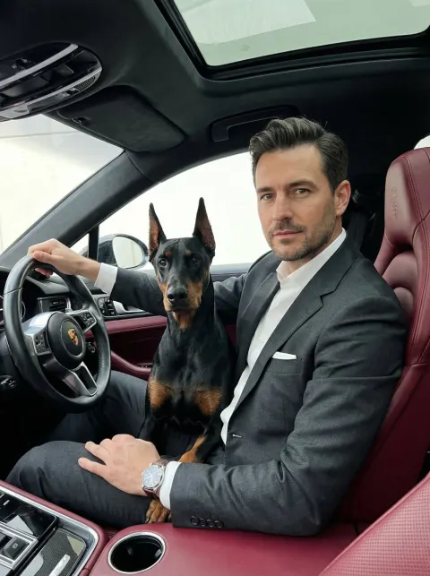 Luxury Suit Doberman Porsche