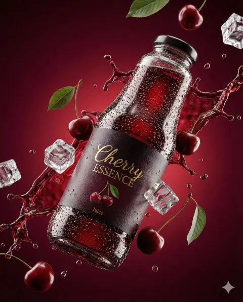 Premium Cherry Juice Suspended Ad
