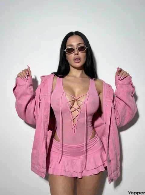 Pink Y2K Baddie Studio Selfie