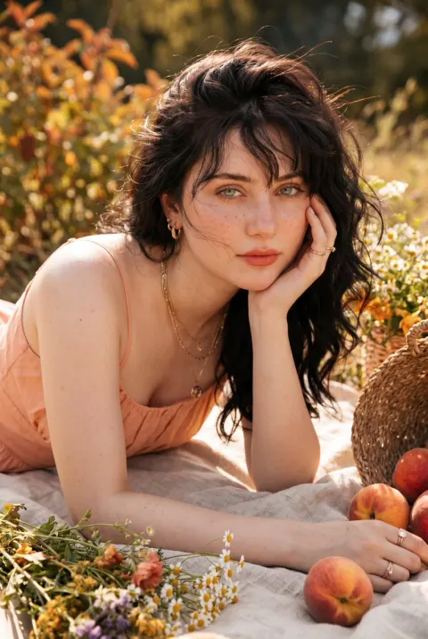 Vintage Summer Girl